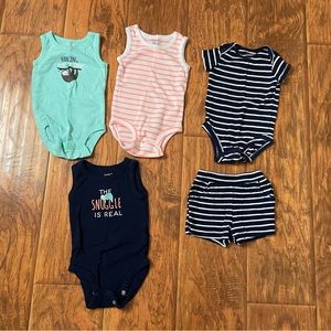 Baby boy summer clothes size 3M